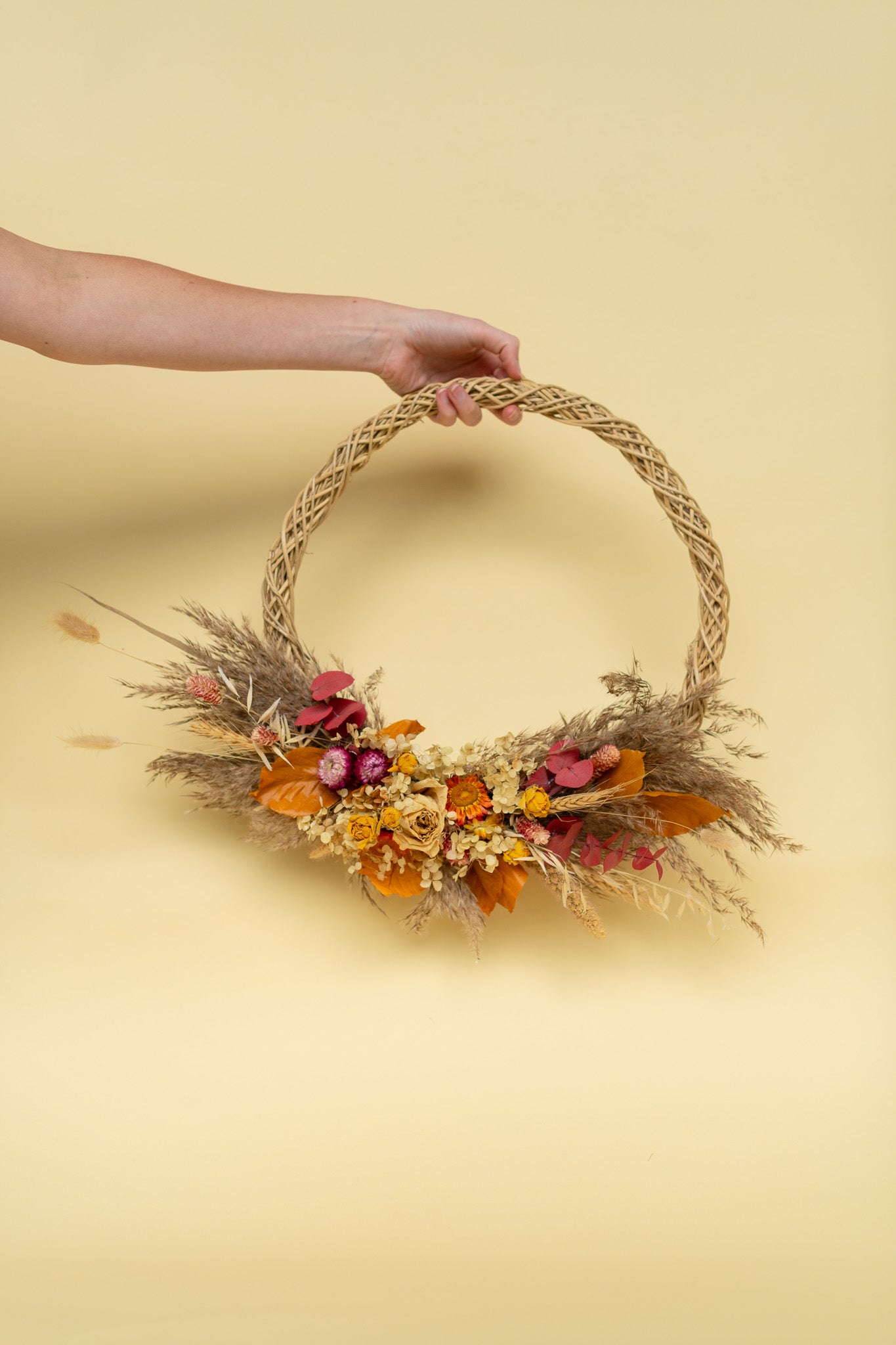 Dried Fall Wreath Workshop