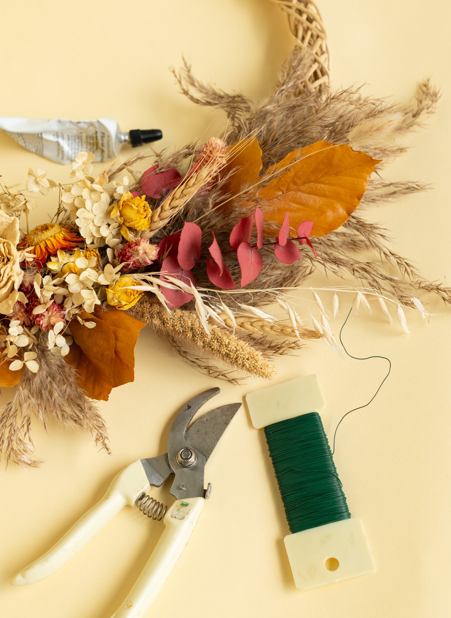 Dried Fall Wreath Workshop