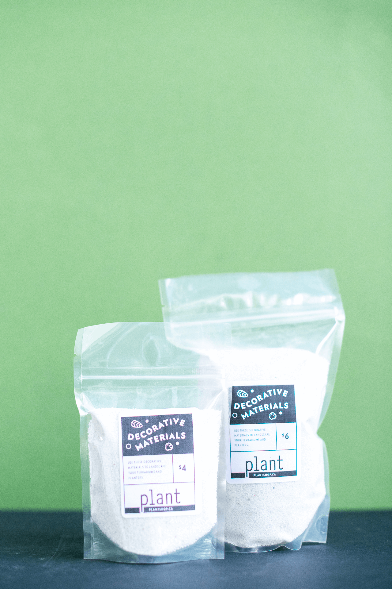 Decorative Materials: White Sand