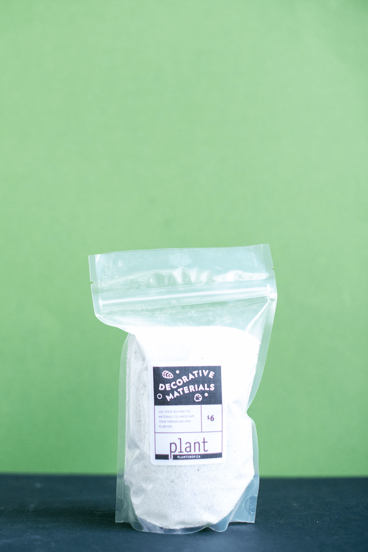 Decorative Materials: White Sand