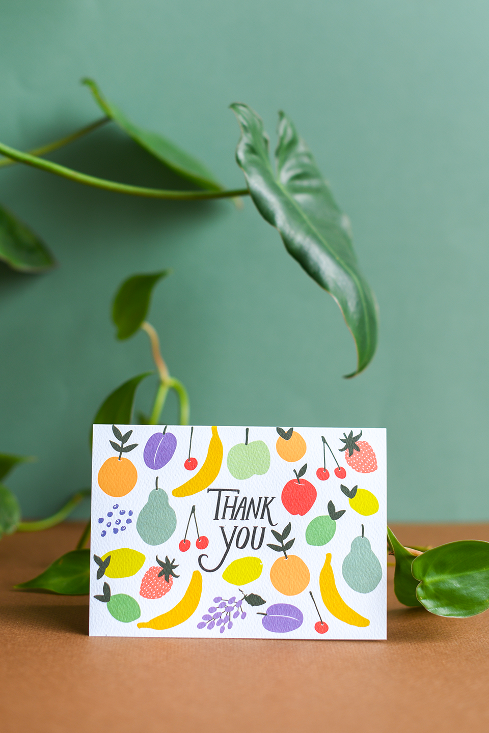 Card : Thank You Fruit Pattern