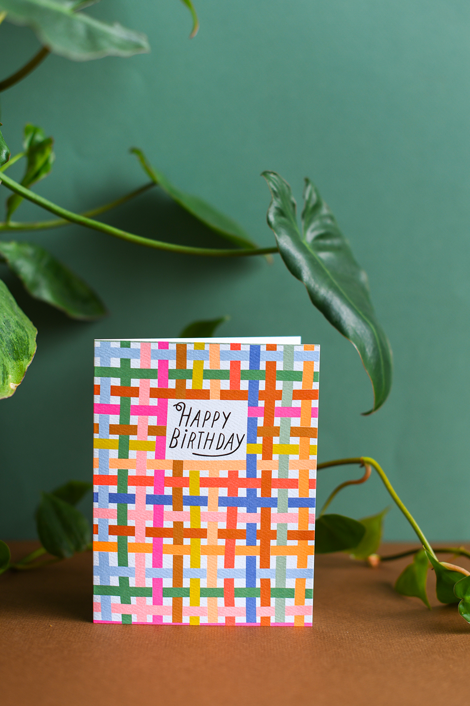 Card : Happy Birthday Weaving