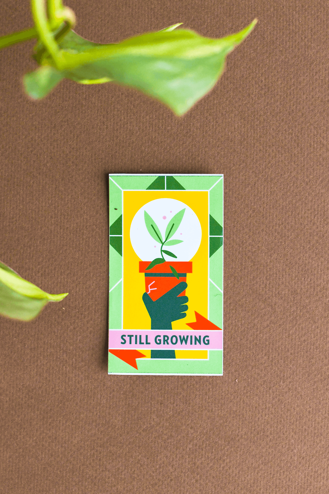 Plant Merch: Still Growing Sticker