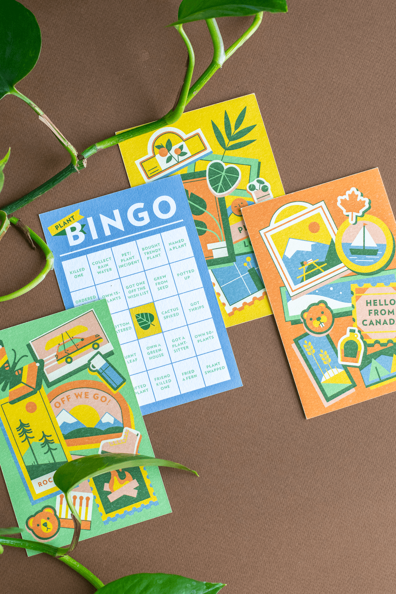 Plant Merch: Postcards