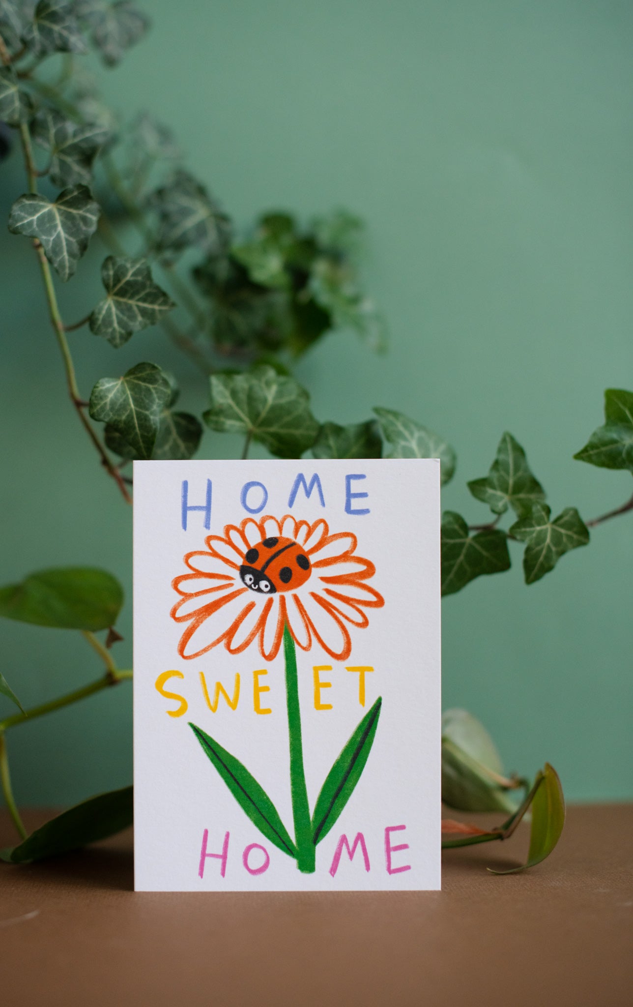 Card : Home Sweet Home Lady Bug