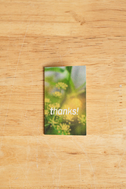 Plant Merch : Floral Mini Cards