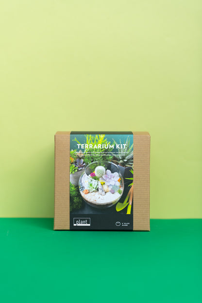 Terrarium Kit : Globe w/ Plants