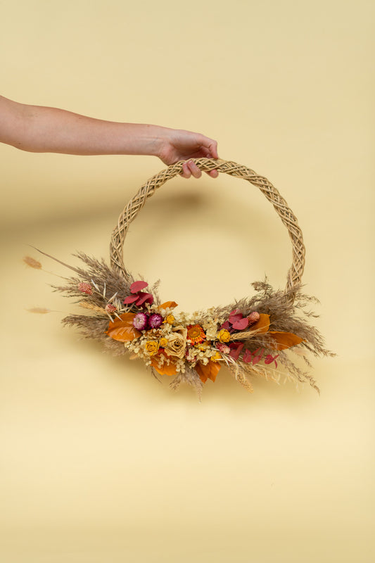 Dried Fall Wreath Workshop