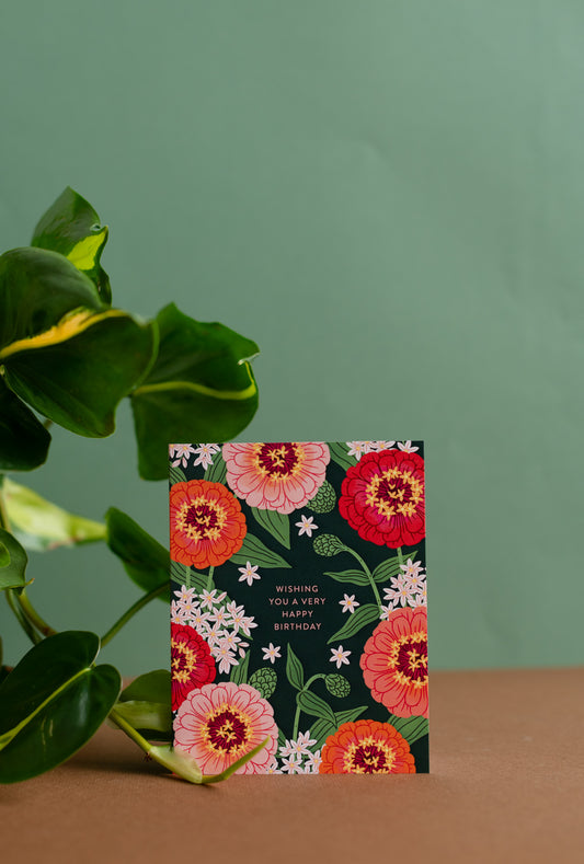 Card : Floral Birthday