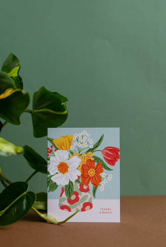 Card : Thank you Bouquet