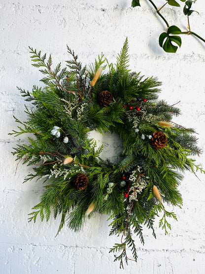 Full Holiday Wreath Workshop
