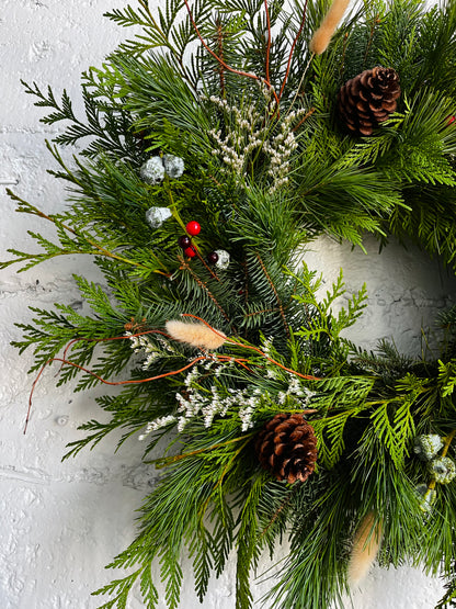 Full Holiday Wreath Workshop