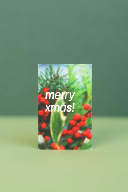 Plant Merch : Floral Mini Blur Cards : Holiday