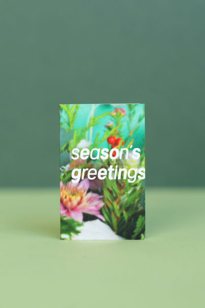 Plant Merch : Floral Mini Blur Cards : Holiday