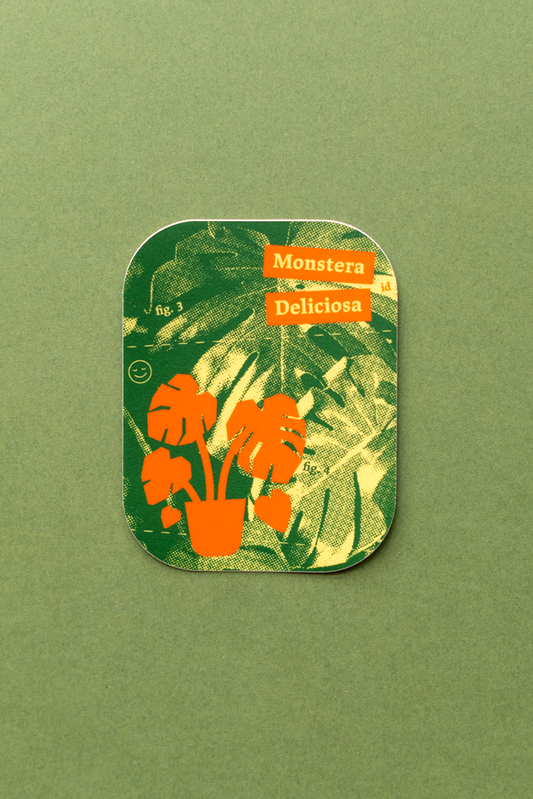 Plant Merch : Sticker : Monstera Deliciosa
