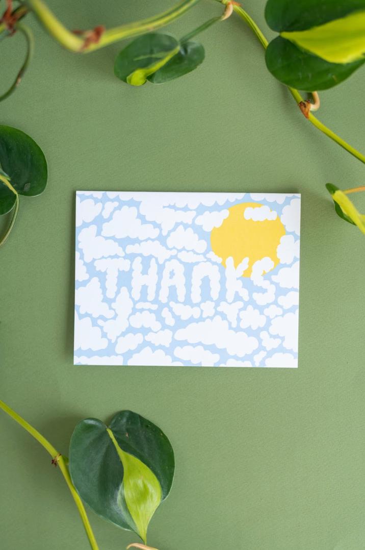 Card : Thanks Clouds