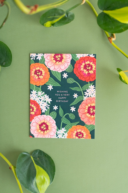 Card : Floral Birthday